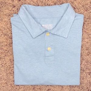 Mens Mossimo polo, size:MEDIUM, color:AQUA BLUE